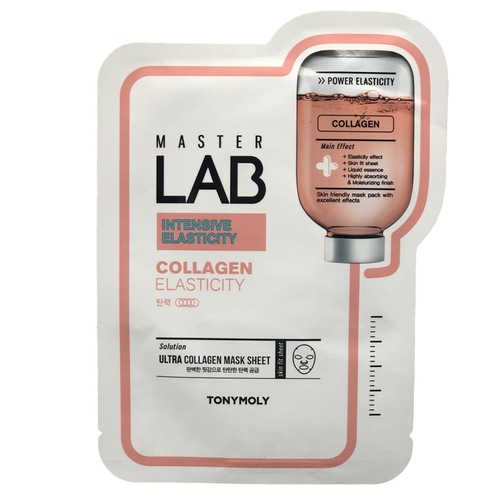 TONYMOLY MASTER LAB ULTRA COLLAGEN MASK SHEET Тканевая маска для лица с коллагеном