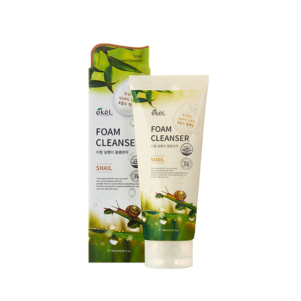 EKEL Foam Cleanser Snail Пенка для умывания с муцином улитки