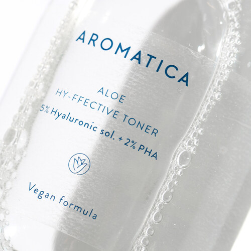 Aromatica Тонер для лица с алоэ - Aloe hy-ﬀective toner 5% Hyaluronic sol. + 2% PHA, 200мл