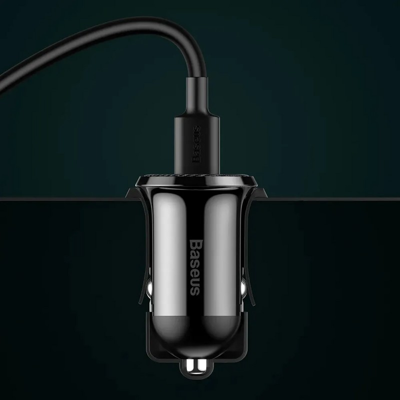 Разделитель автомобильный Baseus Grain Pro Car Charger (2USB: 5V & 4.8A) CCALLP-01 Черный