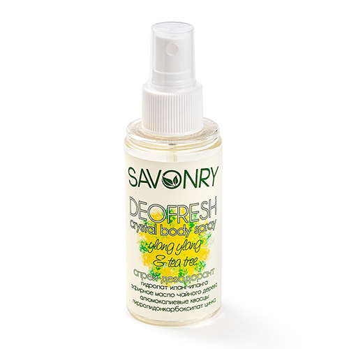 Спрей-дезодорант "Ylang-ylang & tea tree" Savonry 141 г 100 мл