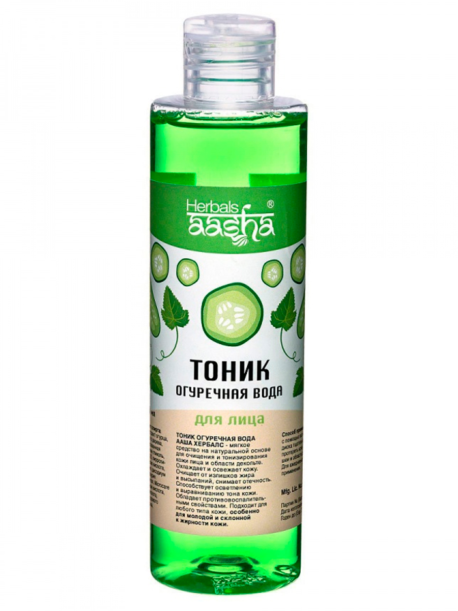 AASHA HERBALS Тоник Огуречная вода для лица 200мл