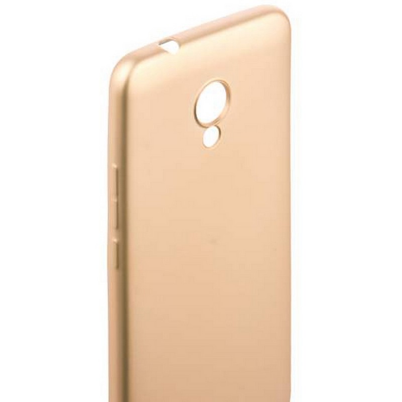 Чехол-накладка силиконовый J-case Delicate Series Matt 0.5mm для Meizu M5s (5.2") Золотистый