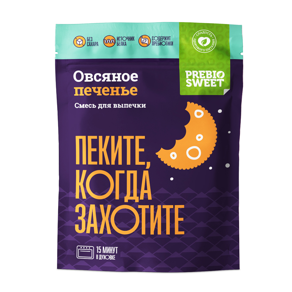 Смесь сухая для выпечки "Печенье овсяное" PrebioSweet 250 г