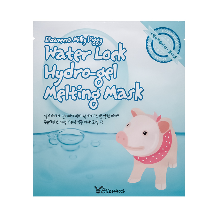 Elizavecca Milky Piggy Water Lock Hydro-gel Melting Mask Суперувлажняющая гидрогелевая маска