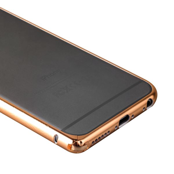 Бампер металлический iBacks Venezia Aluminum Bumper for iPhone 6s/ 6 (4.7) - (ip60078) Champagne Gold - Золото