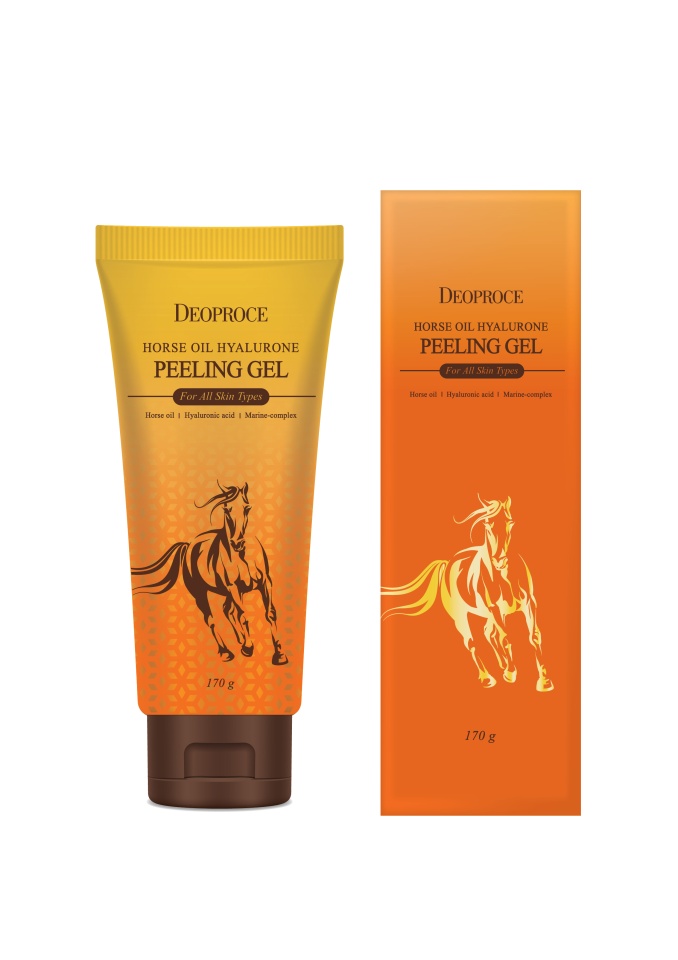 DEOPROCE HORSE OIL HYALURONE GEL Гель для лица с лошадиным жиром и гиалуроновой кислотой