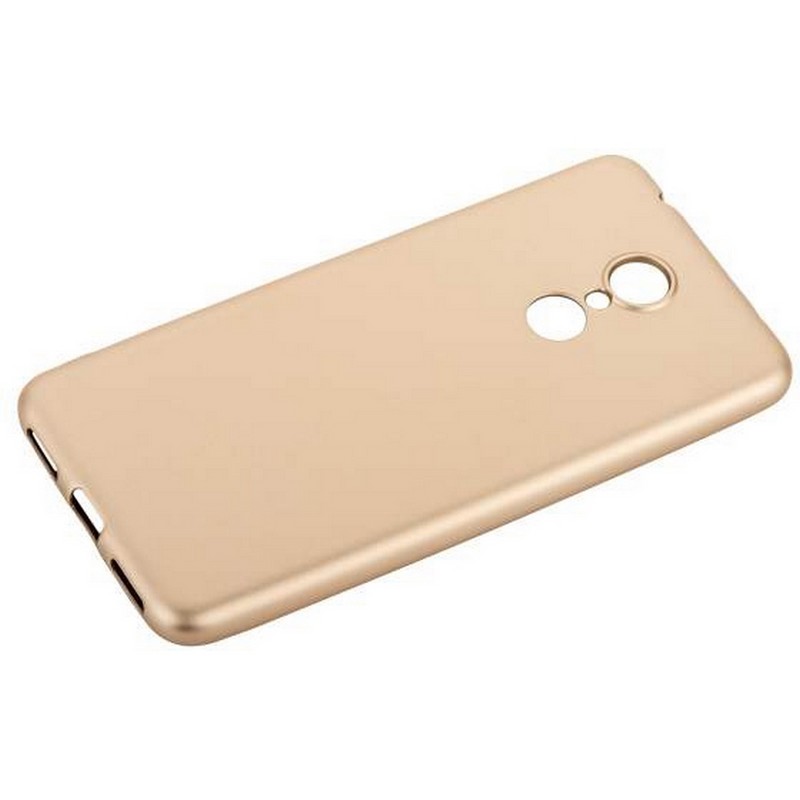 Чехол-накладка силиконовый J-case Delicate Series Matt 0.5mm для Xiaomi Redmi 5 (5.7") Золотой