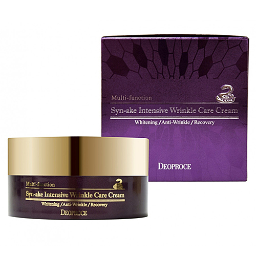 Deoproce Крем для лица со змеиным ядом - Sake intensive wrinkle care cream, 100г