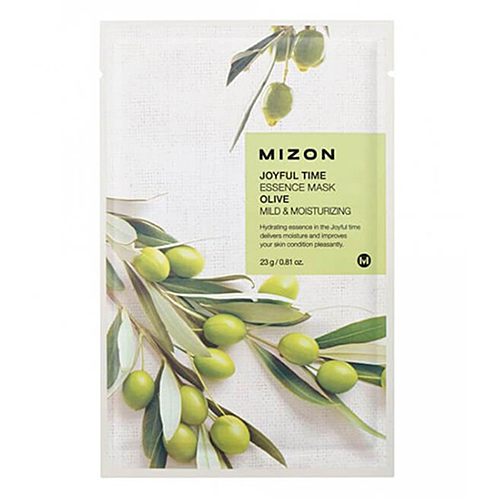 MIZON Joyful Time Essence Mask Olive Тканевая маска для лица с экстрактом оливы