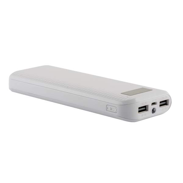 Аккумулятор внешний универсальный Remax PPL 12- 20000 mAh Box power bank (2USB: 5V-2.0A&5V-1.0A) White Белый