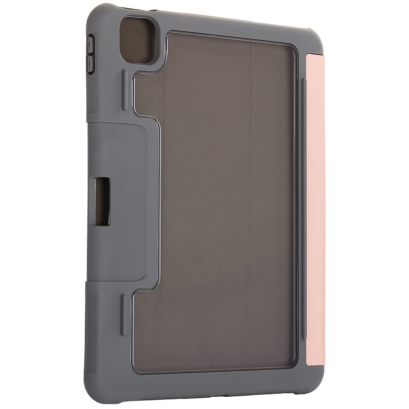 Чехол-подставка Mutural Folio Case Elegant series для iPad Pro (11") 2021г. кожаный (MT-P-010504) Розовое золото