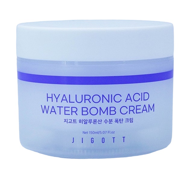 Jigott Hyaluronic Acid water bomb Крем для лица с гиалуроновой кислотой  150мл