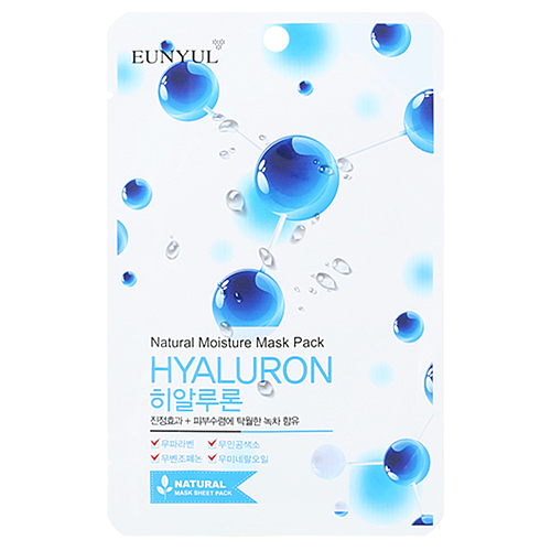 Eunyul Маска тканевая с гиалуроновой кислотой - Natural mosture mask pack hyaluron, 22мл