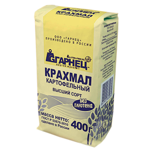 Крахмал "Картофельный", без глютена Гарнец 400 г