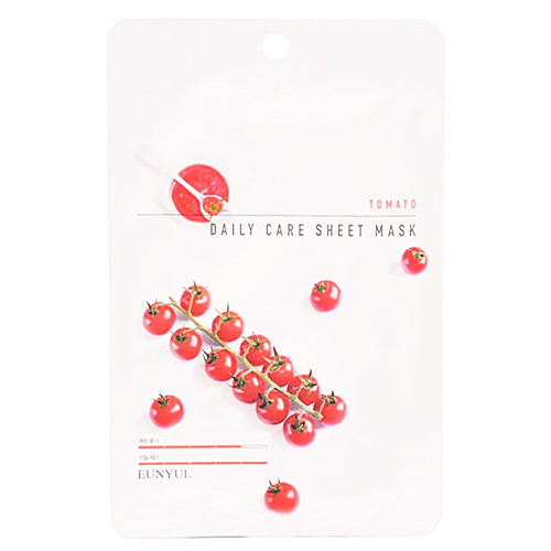 Eunyul Маска тканевая для лица с экстрактом томата - Tomato daily care sheet mask, 22г