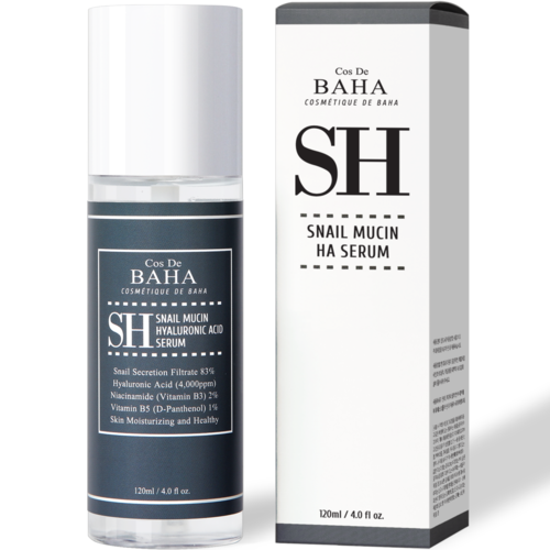 Cos De BAHA Сыворотка для лица с муцином улитки - Snail mucin hyalronic acid serum (SH), 120мл