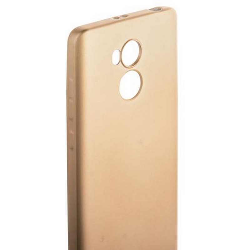 Чехол-накладка силиконовый J-case Delicate Series Matt 0.5mm для Xiaomi Redmi 4 Pro/ 4s (5.0") Золотистый