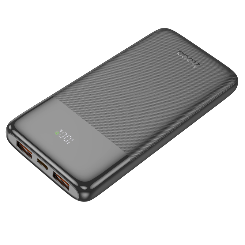 Аккумулятор внешний универсальный Hoco J121 10000 mAh power bank 22.5W (2USB:5V-2.0A) Черный