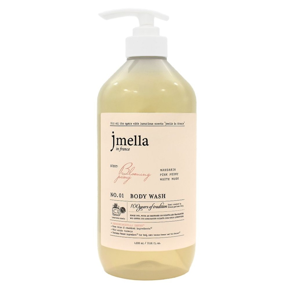 JMELLA IN FRANCE BLOOMING PEONY BODY WASH Гель для душа "Мандарин, розовый пион, белый мускус"