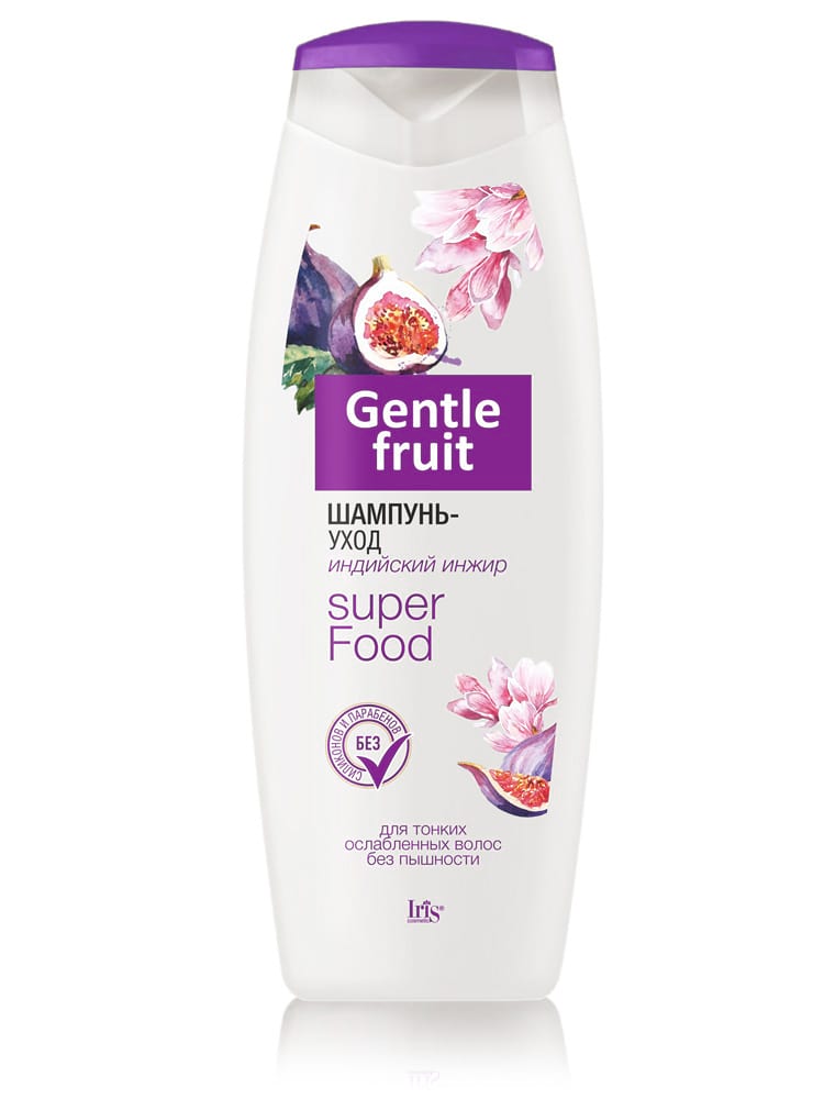 IRIS Gentle Fruit Шампунь-уход Индийский инжир 400мл