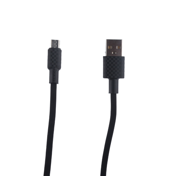 USB дата-кабель Hoco X29 Superior style charging data cable MicroUSB (1.0 м) Black Черный