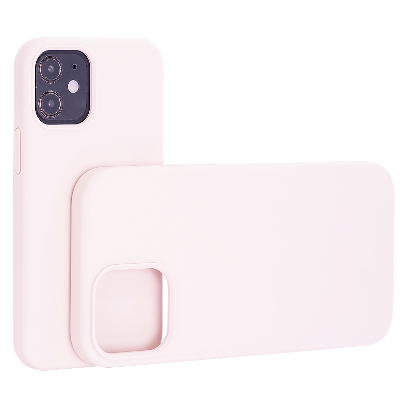 Чехол-накладка силиконовый TOTU Outstanding Series Silicone Case для iPhone 12 mini 2020 г. (5.4") Розовый песок