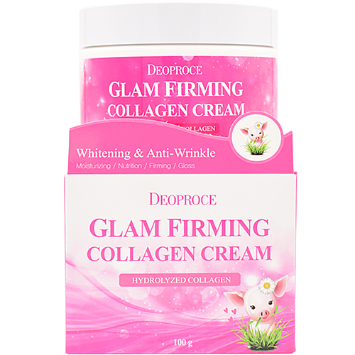 Deoproce Крем для лица подтягивающий с коллагеном - Moisture glam firming collagen cream, 100г