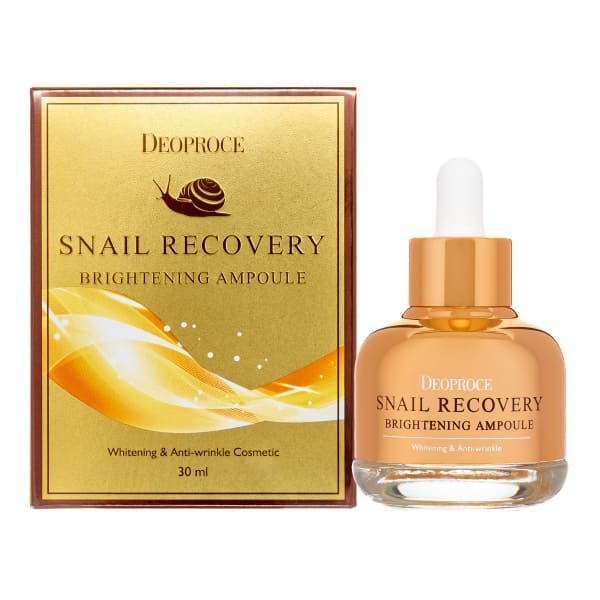 DEOPROCE SNAIL RECOVERY AMPOULE  Восстанавливающая сыворотка для лица с муцином улитки