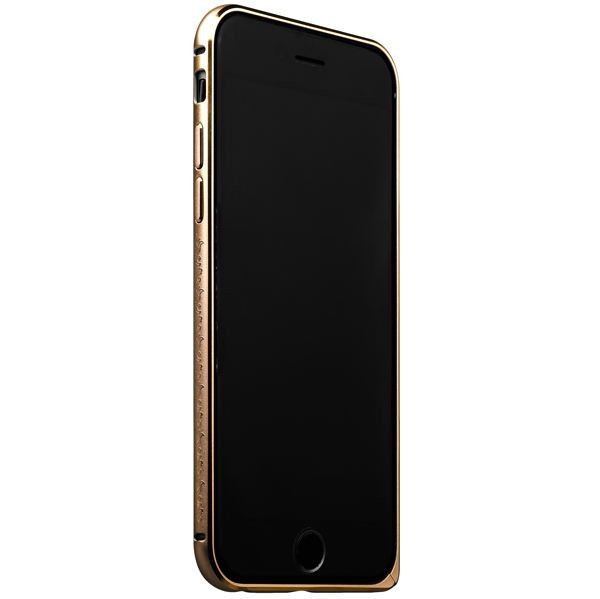 Бампер металлический iBacks Arc-shaped Damascus Aluminium Bumper for iPhone 6s/ 6 (4.7) - gold edge (ip60010) Gold Золото