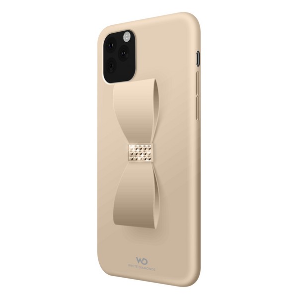 Чехол-накладка силикон White Diamonds Bow Silicone Case (D-805099) 1410BOW3 для iPhone 11 (6.1") Золотой