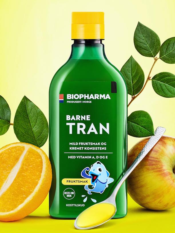 Рыбий жир "Norsk Barne Tran", со вкусом фруктов Biopharma 345 г 375 мл