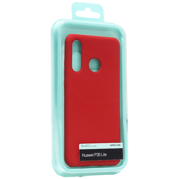 Чехол-накладка силиконовый BoraSCO Hard Case для Huawei P30 Lite красный