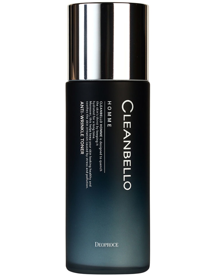 DEOPROCE CLEANBELLO HOMME ANTI-WRINKLE TONER Мужской антивозрастной тонер для лица