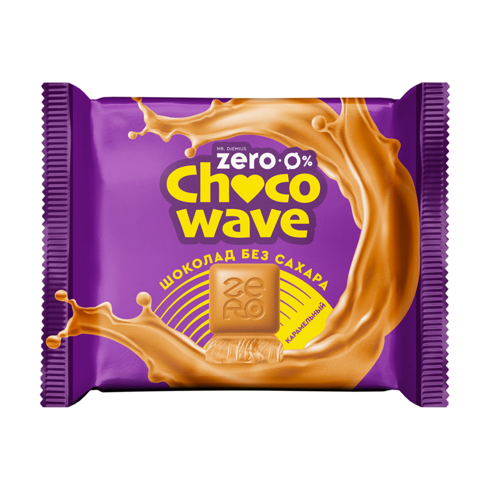 Карамельный шоколад без сахара Chocowave Mr. Djemius Zero 60 г