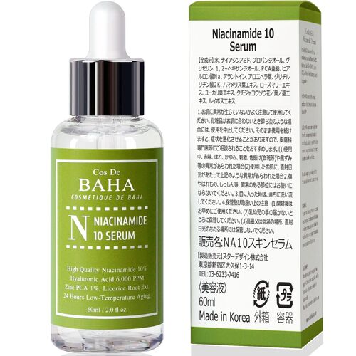 Cos De BAHA Сыворотка противовоспалительная для жирной кожи - Niacinamide 10 serum (N60), 60мл