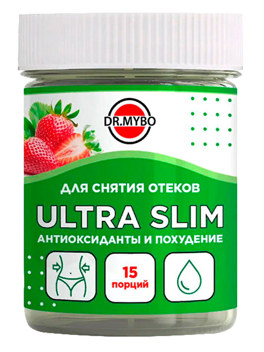 Dr.Mybo ULTRA SLIM Детокс - Напиток для снятия отеков АНТИОКСИДАНТЫ И ПОХУДЕНИЕ 15 порций 75г