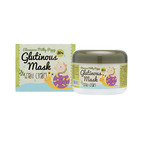 Elizavecca Milky Piggy Glutinous Mask 80% Snail Cream Крем-маска с муцином улитки