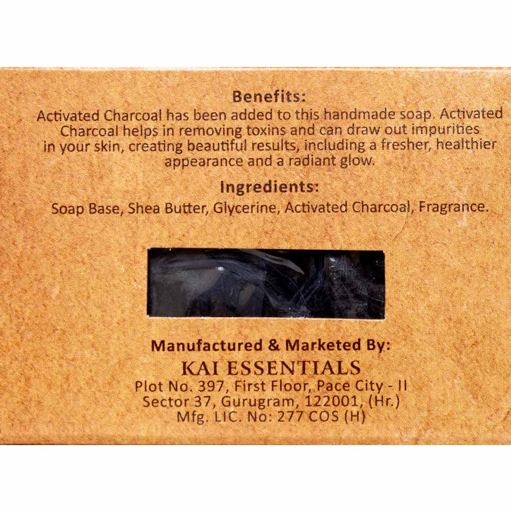 KAI ESSENTIALS Мыло  Activated Charcoal Активированный уголь Премиум с маслом ши 125 г