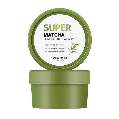 SOME BY MI SUPER MATCHA PORE CLEAN CLAY MASK Очищающая глиняная маска для лица с экстрактом чая матч