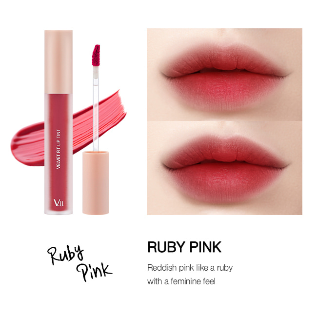 VILLAGE 11 FACTORY VELVET FIT LIP TINT [RUBY PINK] Тинт для губ