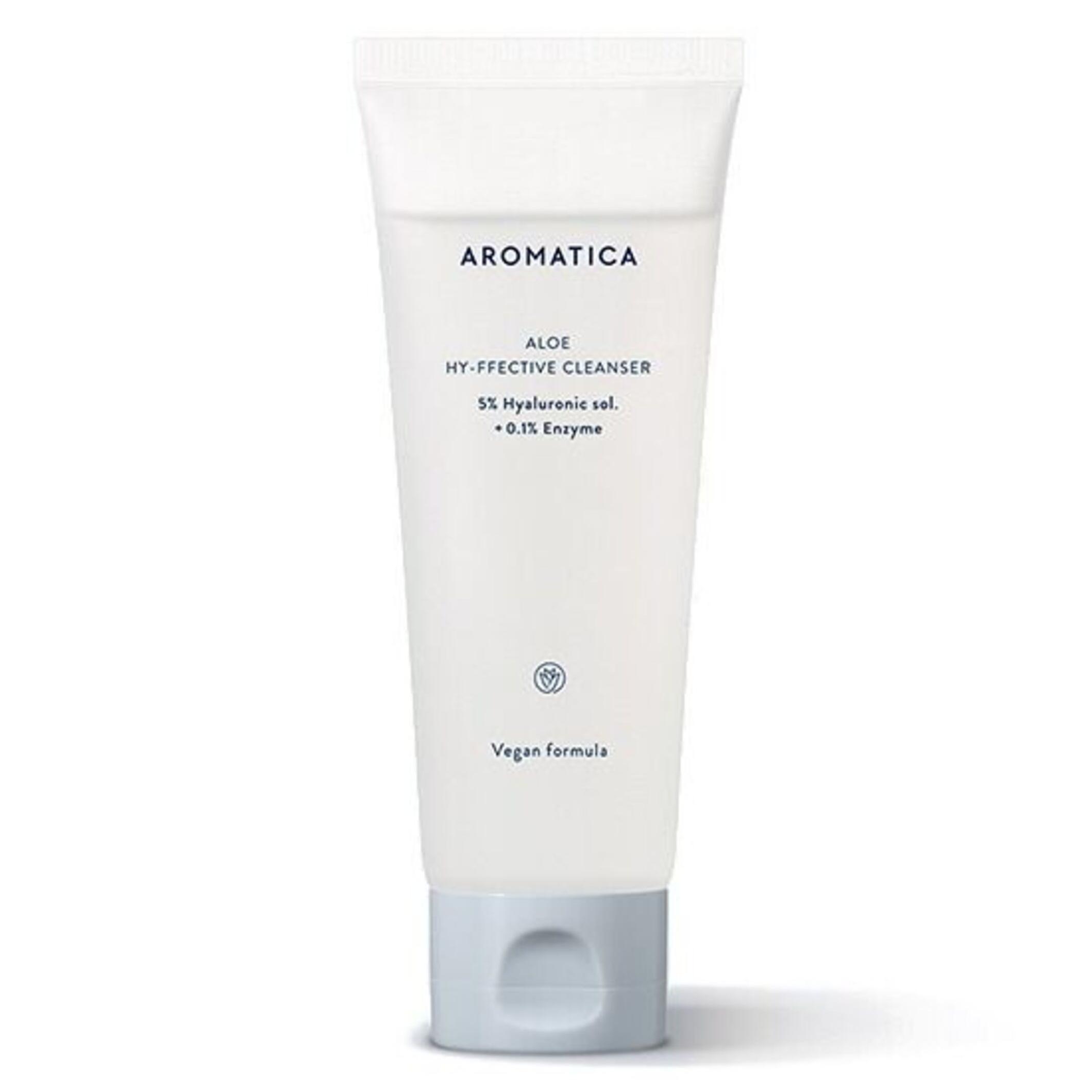 Aromatica Средство для очищения - Aloe hy-ffective cleanser 5% hyaluronic sol.+ 0.1% enzyme, 120мл