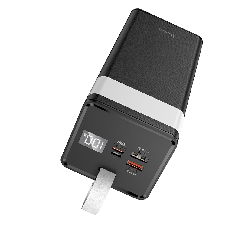 Аккумулятор внешний универсальный Hoco J86A-50000 mAh Powermaster fully Power Bank (2USB: 5V/4.5A) 22.5W Черный