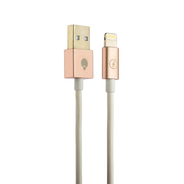 USB дата-кабель COTECi R4 Lightning MFI CS2121-MRG (1.2 м) Розовое золото