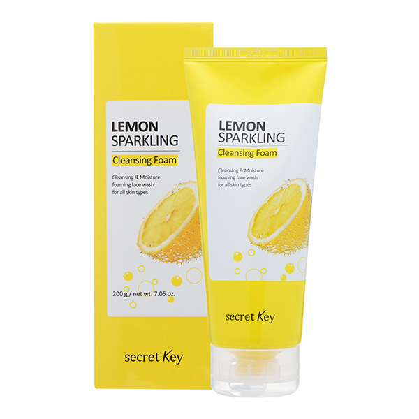 secret Key LEMON SPARKLING Cleansing Foam Пенка для умывания с экстрактом лимона