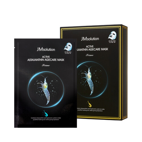 JMsolution Маска тканевая с астаксантином  - Active astaxantine agecare mask prime, 30мл