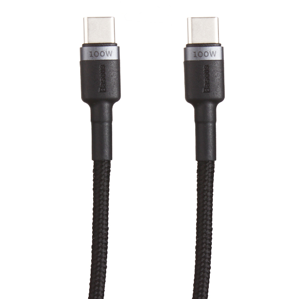 USB дата-кабель Baseus Cafule cable Type-C to Type-C 100W (20V-5A ) (CATKLF-ALG1) 2.0 м Черный