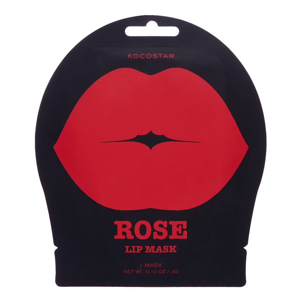 KOCOSTAR ROSE LIP MASK Гидрогелевая маска для губ с экстрактом розы