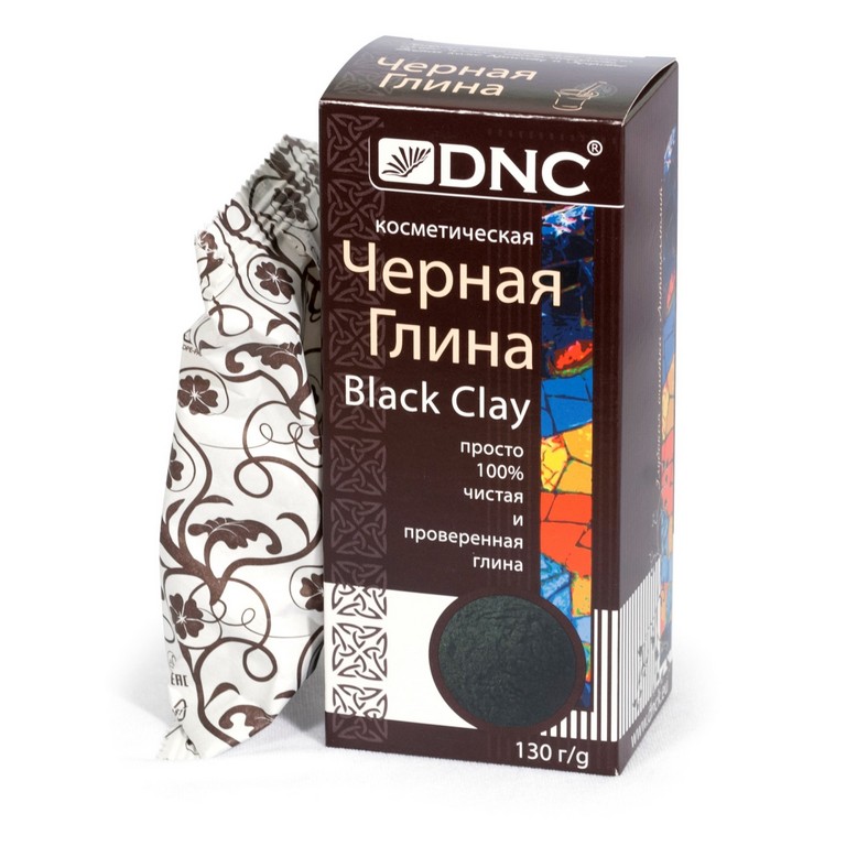 Глина косметическая "Черная" DNC 130 г