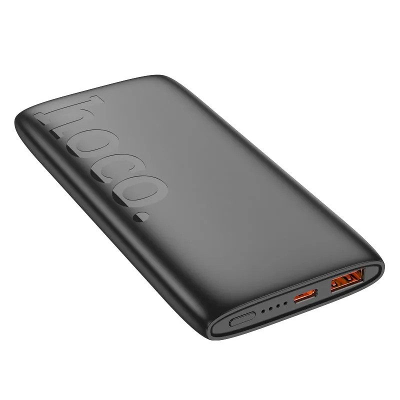 Аккумулятор внешний универсальный Hoco J122 10000 mAh Respect power bank 22.5W (2USB:5V-2.0A) Черный